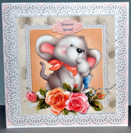 Cute Little Thinking Mouse 8x8 Mini Kit  by Kristina Norbat