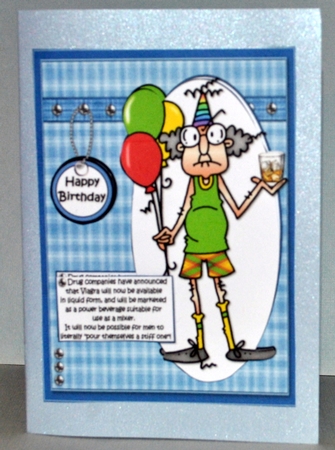 Bumper kit containing 12 humourous sheets for the men + inserts by Kristina Norbat
