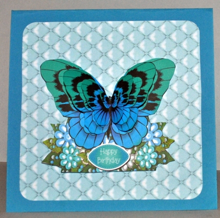 Butterfly in Blue - BA1 by Kristina Norbat