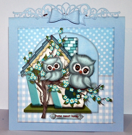 New Home Cute Owls by Kristina Norbat