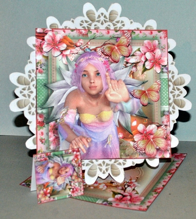 Blossom Fairy Flutters Card Front Kit by Kristina Norbat