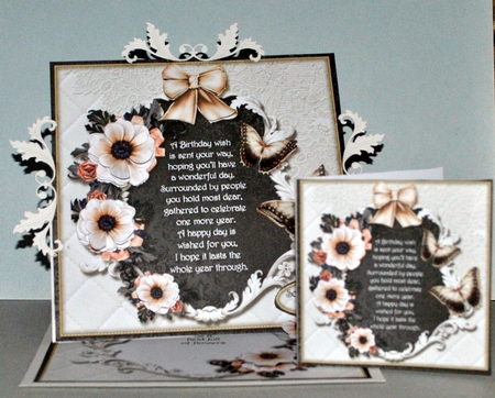 Cream Birthday Butterflies by Kristina Norbat