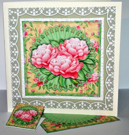 Beautiful Peonies Mini Kit by Kristina Norbat