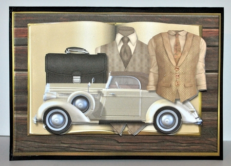 Open Book Gentleman Mini Kit by Kristina Norbat