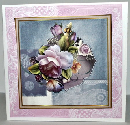 Lilac rose and berries by Kristina Norbat