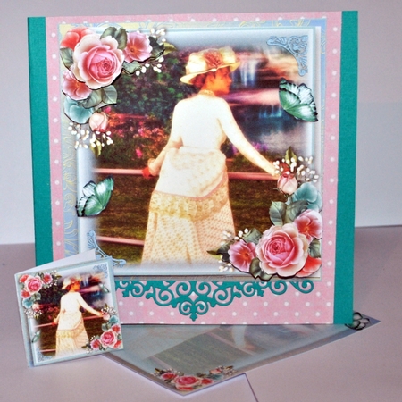 The Beautiful Waterfall Card Front Kit by Kristina Norbat