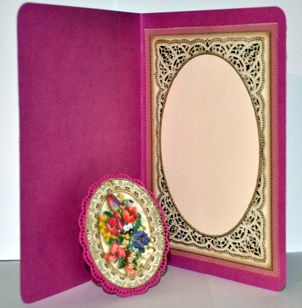 Vintage Floral 6x8 Card Front Kit 2 by Kristina Norbat