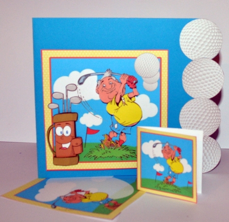 Crazy About Golf - mini kit by Kristina Norbat