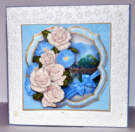 At the Lake - Decoupage Card MIni Kit by Kristina Norbat