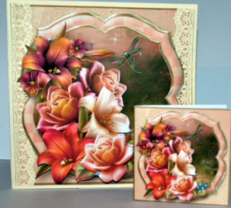 Sunset Pond - Decoupage Card MIni Kit by Kristina Norbat