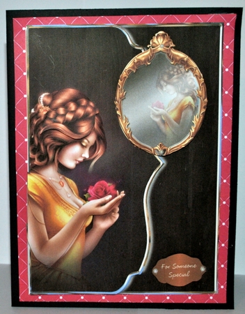 The Beauty Fancy Edge Envelope Card by Kristina Norbat