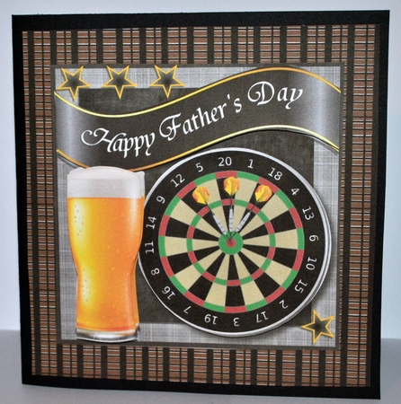 DARTBOARD & BEER Fathers day by Kristina Norbat