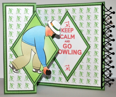 Diamond fold back Bowling (male) by Kristina Norbat