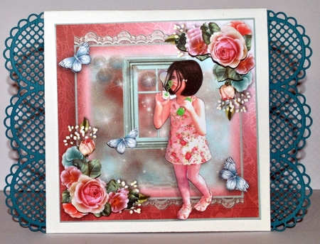 Pretty Bubbles Card Front Kit by Kristina Norbat