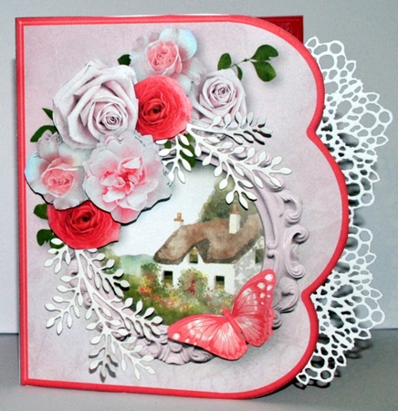 Cottage in the Country - Curved Edge Card Mini Kit by Kristina Norbat