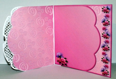 Gathering Roses - Curved Edge Card Mini Kit by Kristina Norbat