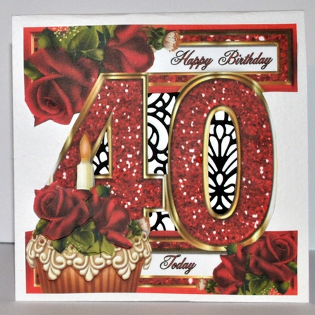 Special Ages Cupcakes and Sparkle - 40 Today by Kristina Norbat