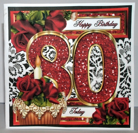 Special Ages Cupcakes and Sparkle - 80 Today by Kristina Norbat