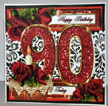 Special Ages Cupcakes and Sparkle - 90 Today by Kristina Norbat