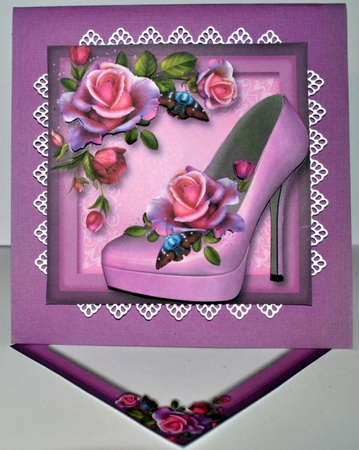 The Summer Shoe With Romantica Roses by Kristina Norbat