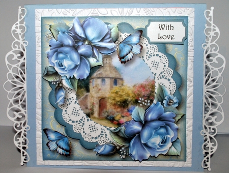 The Dovecote With Lace & Roses by Kristina Norbat