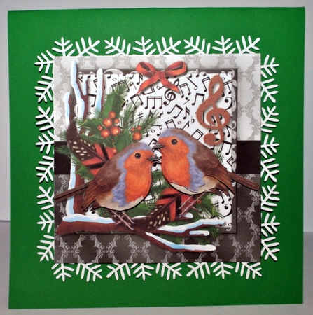 Birdsong Christmas Robins by Kristina Norbat
