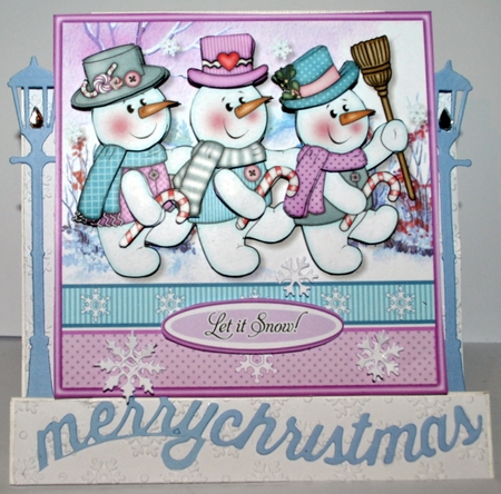 Snowmen Trio Mini Kit by Kristina Norbat