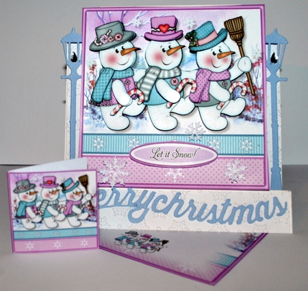 Snowmen Trio Mini Kit by Kristina Norbat