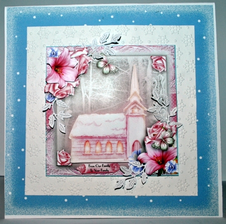 Winter Church card Front Kit by Kristina Norbat