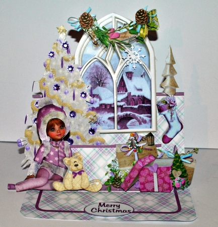 WINDOWS ON THE WORLD - Lavender Christmas by Kristina Norbat