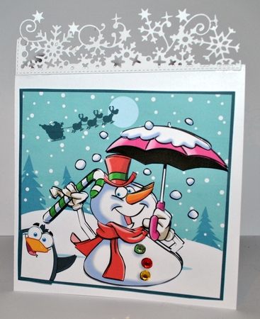 Let it Snow - decoupage by Kristina Norbat
