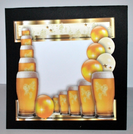 Birthday BEER Celebration - Insert or Background by Kristina Norbat