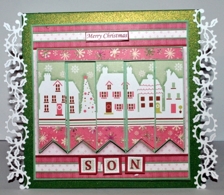 OUR HOUSE TO YOURS Christmas 7.5 Quick Card Kit Create Any Name Alphabet in 2 sizes by Kristina Norbat