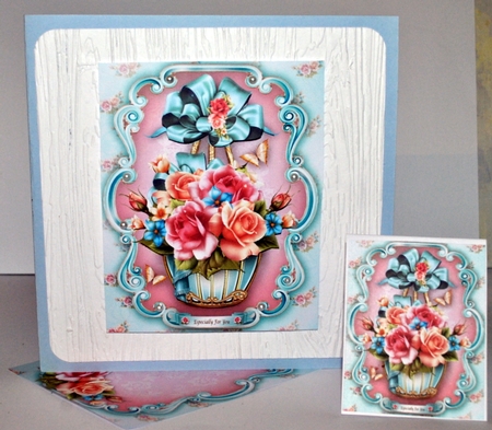 Bumper Kit of Vintage Baskets with Flowers no 2 by Kristina Norbat