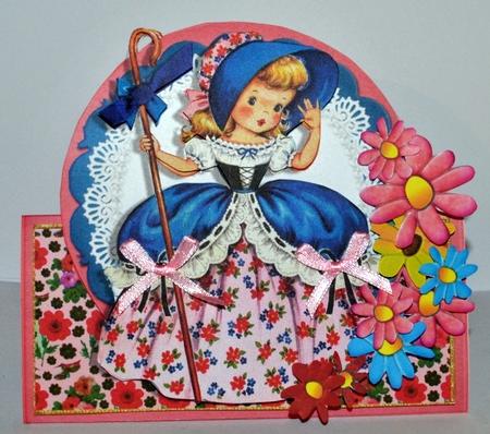 Vintage Doll Tent Card Kit. 3 by Kristina Norbat