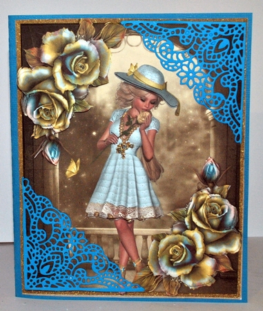 Best Wishes - Elegant Lady #8- For lots of occasions by Kristina Norbat