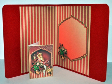 Jolly Santa - 5in x 7in Card Mini Kit by Kristina Norbat