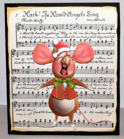 Ginger Cuties Carollers Clipart PNGs by Kristina Norbat