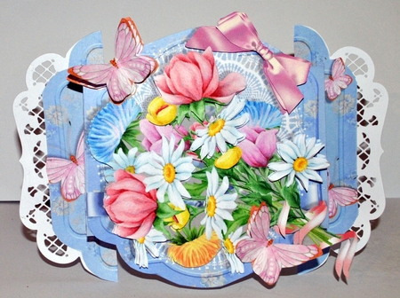 Floral Theatre-Fold 3D Card Kit - Wildflower Harvest by Kristina Norbat