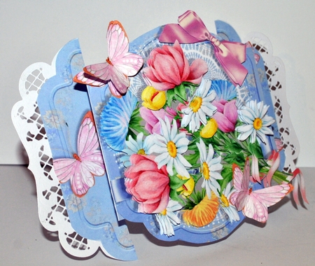 Floral Theatre-Fold 3D Card Kit - Wildflower Harvest by Kristina Norbat