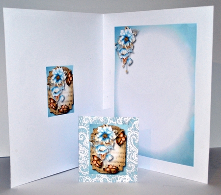 Sheet Music & Butterflies - Frosted Florals by Kristina Norbat