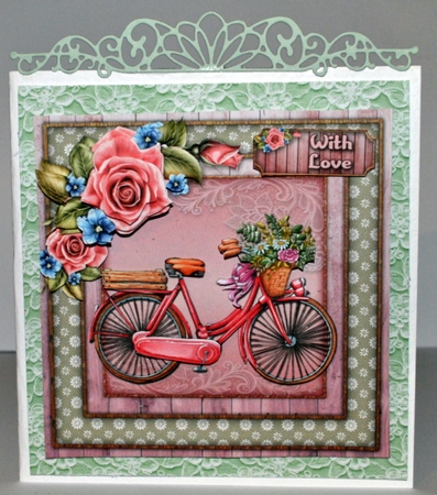 Bicycle 3 Page Decoupage Mini Kit by Kristina Norbat