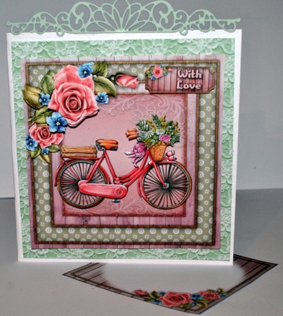 Bicycle 3 Page Decoupage Mini Kit by Kristina Norbat