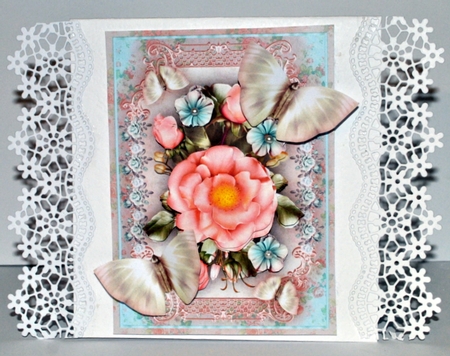Shabby Chic Pink Roses for All Occasions Mini Kit by Kristina Norbat