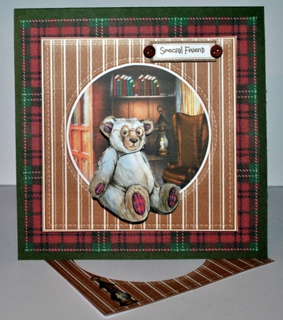 Wise vintage teddy bear by Kristina Norbat