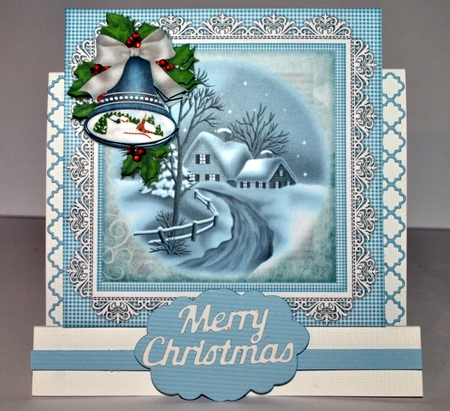 Christmas  Winter view with bells by Kristina Norbat