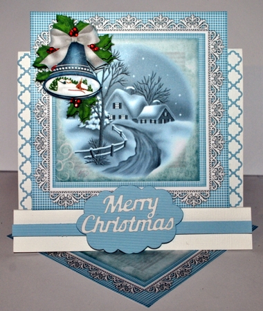 Christmas  Winter view with bells by Kristina Norbat