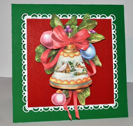 Bell christmas Scene Clipart by Kristina Norbat