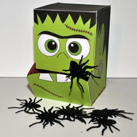 3D Fun Halloween Dispenser Box Mini Kit - Frankinstein by Kristina Norbat