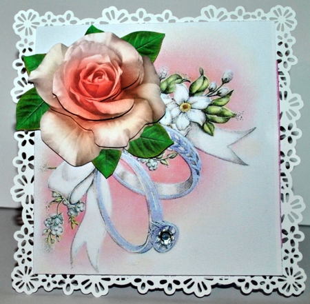 Rose Decoupage 5 by Kristina Norbat
